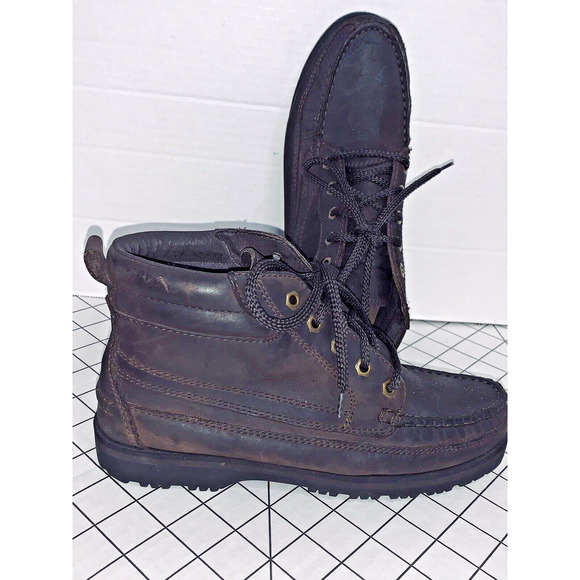 Colorado Amazonas Mens Sz 5.5 Womens 7 Brown Leather Lace Up Boots Chukka Unworn - Picture 1 of 12